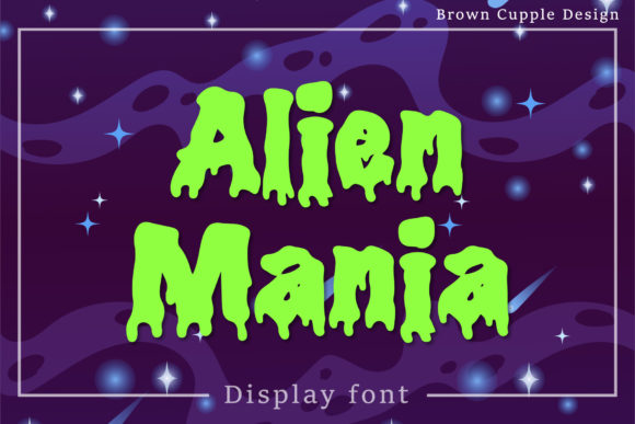 Alien Mania: A Bold and Techno-Inspired Display Font for Creative Projects