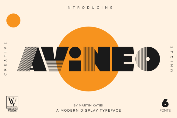 Avineo: A Modern Display Font for Creative Workflows