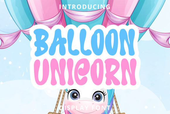 Balloon Unicorn: A Playful Font for Creative Expression