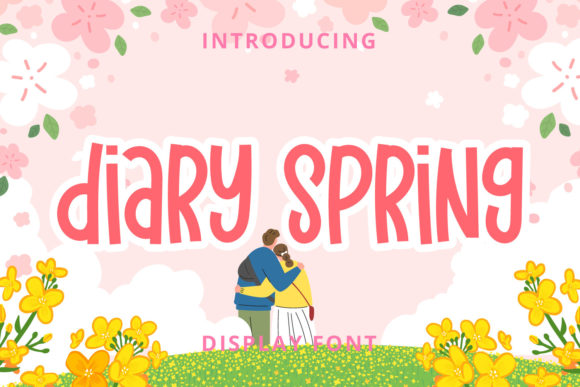 Discover the Charm of Diary Spring: A Playful Display Font for Every Project