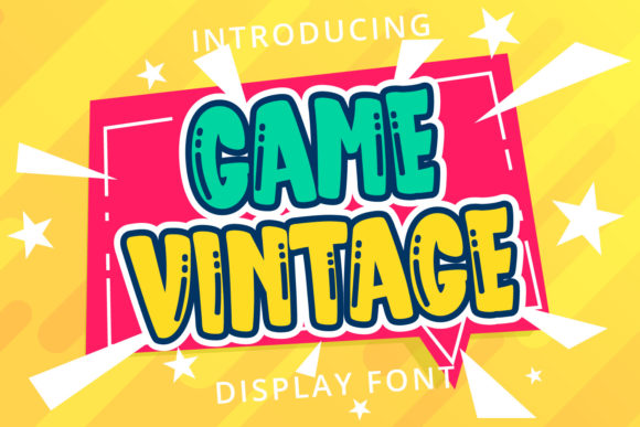 Game Vintage: A Bold Font for Creative Expression