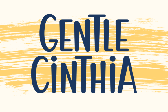 Gentle Cinthia: A Versatile Display Font for Elegant Typography