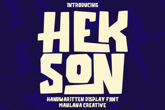 Hekson: A Playful and Stylish Font for Creative Expression