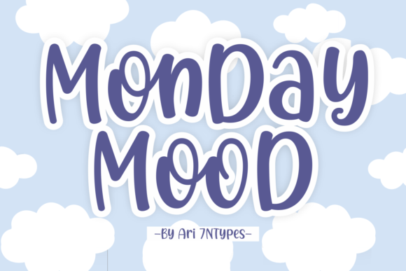 Monday Mood: A Unique Display Font for Creative Projects