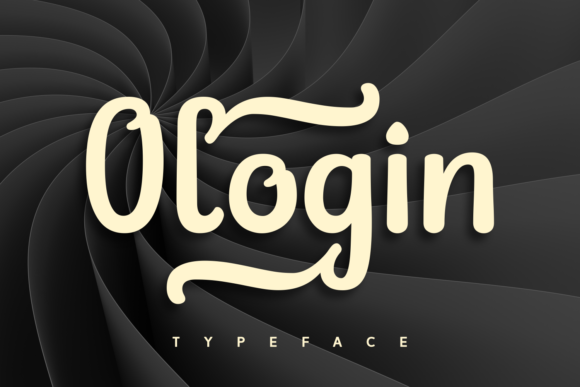Ologin: A Vintage Display Font with Timeless Elegance