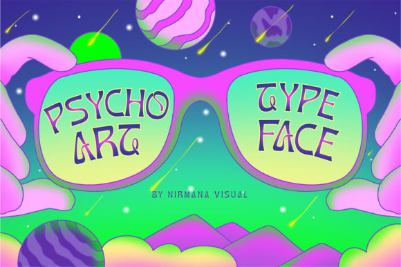 Psychoart: A Bold Typographic Statement for Modern Design
