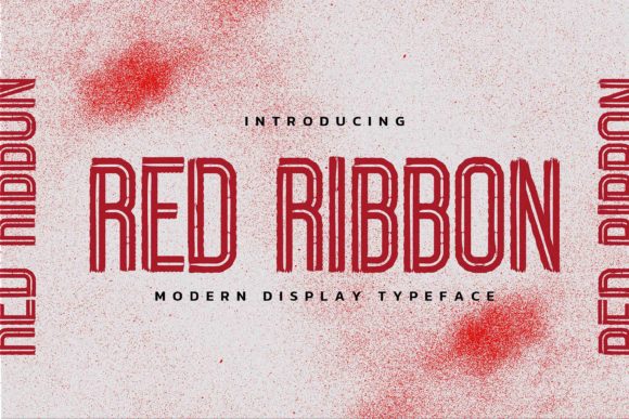 Red Ribbon: A Handmade Typeface with a Natural Touch