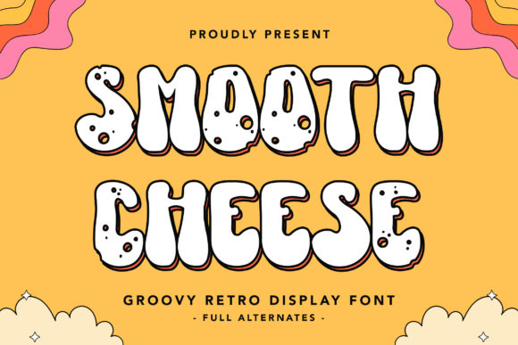 Smooth Cheese: A Bold, Retro Display Font