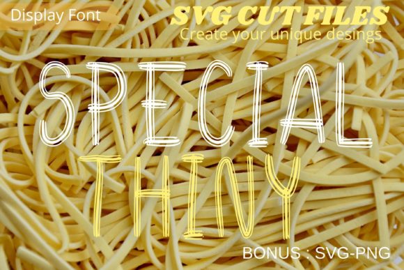 Special Thiny: A Unique Display Font for Creative Projects