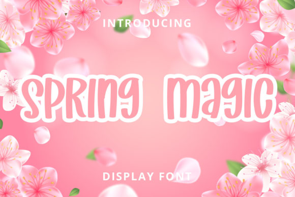 Spring Magic: A Playful Font for Creative Expression