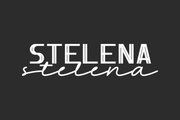 Stelena: A Stylish Font Pair for Modern Designers