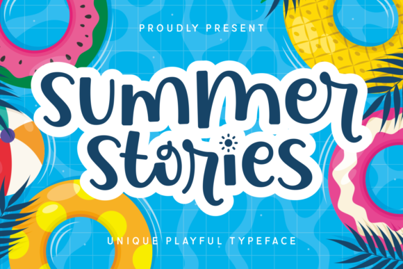Summer Stories: A Unique Display Font for Creative Projects
