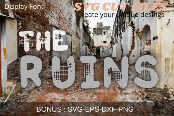 The Ruins: A Unique Halloween Font