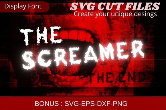 The Screamer: A Bold and Unique Display Font for Diverse Design Needs