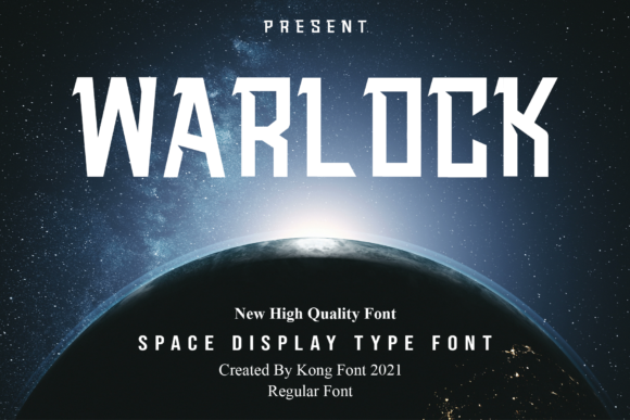 Warlock: A Bold Font for Dynamic Design Projects